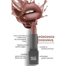 407 Dusty Rose Mat Ruj - Kuruma Yapmayan Pürüzsüz Dokunuş ve Kadifemsi Etki - Matte Lipstick