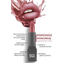 415 Dusty Pink Mat Ruj - Kuruma Yapmayan Pürüzsüz Dokunuş ve Kadifemsi Etki - Matte Lipstick