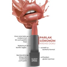 306 Spicy Rose Parlak Ruj - Nemlendirici Etkili Pürüzsüz Dudak Görünümü - Glossy Lipstick