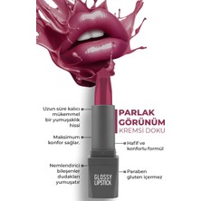 317 Bright Fuchsia Parlak Ruj - Nemlendirici Etkili Pürüzsüz Dudak Görünümü - Glossy Lipstick