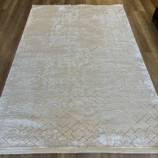 Ipek Halı Sihir 17300 Beyaz Krem Modern Salon Halısı