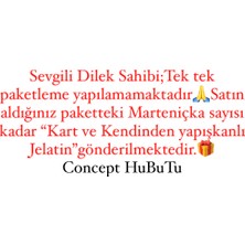 Concept Hubutu 10’lu Renkli Nazar Boncuklu Yılbaşı Hediyelik Kartlı Jelatinli Marteniçka Bilekliği Seti