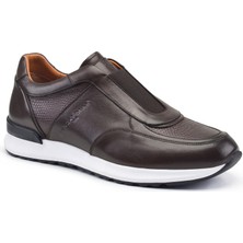Nevzat Onay Kahverengi Bağcıksız Sneaker -85212-