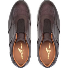 Nevzat Onay Kahverengi Bağcıksız Sneaker -85212-
