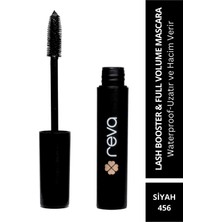 Reva Lash Booster & Full Volume Color Mascara -Tam Hacim & Uzatan Renkli Maskara Siyah 456