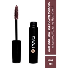 Reva Lash Booster & Full Volume Color Mascara -Tam Hacim & Uzatan Renkli Maskara Mor 458