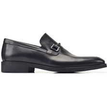 Nevzat Onay Siyah Klasik Loafer Termo Erkek Ayakkabı -47705-