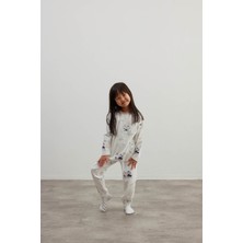 Kız Çocuk Pamuklu Uzun Kollu Pijama Takımı