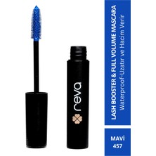 Reva Lash Booster & Full Volume Color Mascara -Tam Hacim & Uzatan Renkli Maskara Mavi 457