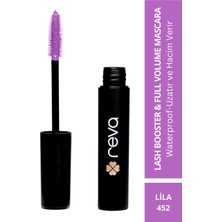 Reva Lash Booster & Full Volume Color Mascara -Tam Hacim & Uzatan Renkli Maskara Lila 452