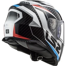 Ls2 Storm 2 Racer Mavi-Kırmızı Kapalı Kask