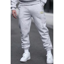 Ghassy Co. Erkek Armalı Günlük Rahat Içi Şardonlu Üç Iplik Paça Lastikli Jogger Eşofman Altı