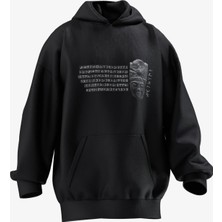 Kültigin Tasarımlı Unisex Hoodie