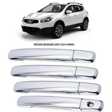 Woodhub Nissan Qashqai Kapı Kolu Kromu Nikelajı 2007-2014