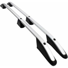 Woodhub Fıat Doblo 2 Maxı Tavan Çıtası Uzun Gri 2010- Sonrası Modeller