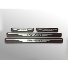 Woodhub Volkswagen Passat B6 Arkline Krom Kapı Eşiği Paslanmaz Çelik Suya Dayanıklı 2005-2010