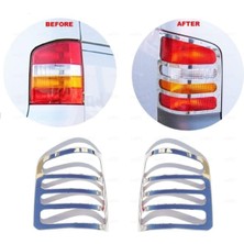 Woodhub Vw T5 Transporter Uyumlu Krom Stop Çerçevesi 2003-2015 Paslanmaz Çelik