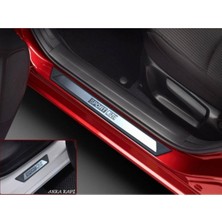 Woodhub Peugeot 206 Krom Kapı Eşik Koruması Sport 2006-2013 4 Parça