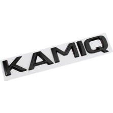 Woodhub Skoda Kamıq Bagaj Yazısı Siyah