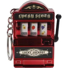 Holatec Hem Oyuncak Hem Anahtarlık Mini Casino Şanslı Charm Jackpot Anahtarlık