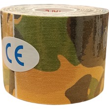 Akestoria Med 5 M x 5 cm Kinezyo Sporcu Bandı Kahverengi Camo KT-010