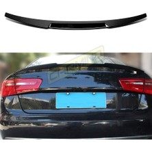 Carmind Audi A4 B8.5 Bagaj Üstü M4 Spoiler Piano Black 2013-2016