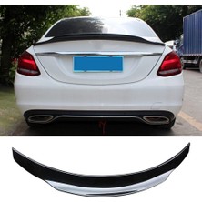 Carmind Mercedes C Serisi W205 Psm Bagaj Üstü Piano Black Spoiler