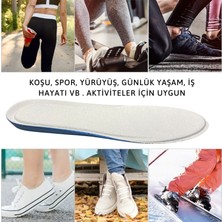 Memory Foam Hafızlı Ayakkabı Tabanı, Visco Konfor Rahat Spor Tabanlık, 1 Çift