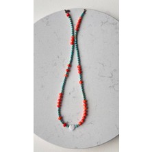 Mercan turkuaz kolye