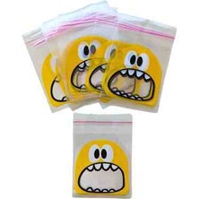 Benim Marifetlerim Sarı Canavar Baskılı Kendinden Bantlı Jelatin Poşet 10X15 25 Adet