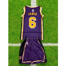 North Stand Los Angeles Lakers LeBron James NBA Çocuk Basketbol Forması