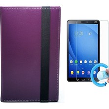 Samsung Galaxy Tab A 2016 With S Pen 10.1" Tablet Uyumlu Standlı Tablet Kılıfı + Nano Ekran Koruyucu