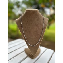 Moonjy Vıp Çelik Silver 60CM Ezme Zincir Kolye
