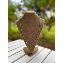 Moonjy Vıp Çelik Silver 60CM Ezme Zincir Kolye