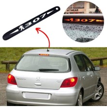 Peugeot 307 Karbon Arka Fren Stop Lambası Sticker