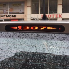 Peugeot 307 Karbon Arka Fren Stop Lambası Sticker