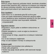 Hafele Köpük Yangın Dayanımlı B2 750ml 2'Li Avantaj Paket