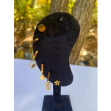 Edmirinda 6'lı Set / Kombin Çelik Küpe