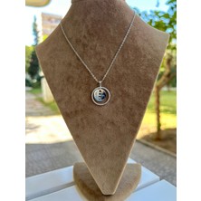 Moonjy Vıp Çelik Silver Halka Kolye