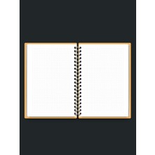 Jimone Papers A5 Noktalı Defter - 80 Yaprak - Tel Spiralli - Geometrik Desen