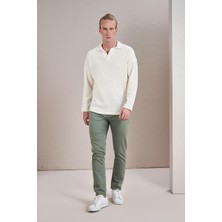 Tena Erkek Yeşil Beş Cep Cona Pfd Gabardin Pantolon