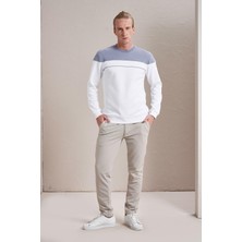 Tena Erkek Taş Yan Cep Slim Fit Pike Chino Pantolon