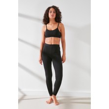 C11434 Kadın Modal Cotton Termal Tayt Siyah