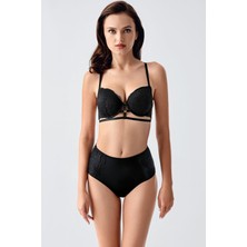 C&city Desteksiz Sütyen Külot Takım C14163 Siyah