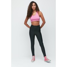 Karyoka Yüksek Bel Uzun Spor Tayt 9403 Siyah