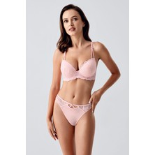 C&city Desteksiz Sütyen Külot Takım C14170 Pudra