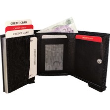 BC Barse Collection Mekanizmalı  Deri Cüzdan Kartlık
