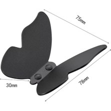 Kelebek Desenli Metal Askılık - Dekoratif Metal Elbise Askısı - Banyo Havlu Bornoz Askısı