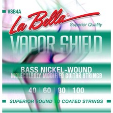 La Bella Gitar Aksesuar Bas 4 Telli Labella Vapor Shield LB-VSB4A