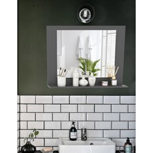 Banyo Aynası Lavabo Aynası Dekoratif Ayna 60X45 cm Yatay